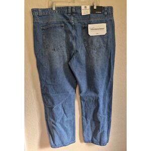 NWT Victorious Baggy Fit Wide Leg Denim Jeans Men's Size 42x30 DL999 Medium Wash